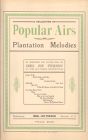 Collection of Popular Airs and Plantation Melodies